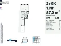 Prodej bytu 2+kk, Karlovy Vary, Šumavská, 87 m2
