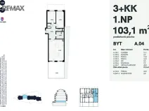 Prodej bytu 3+kk, Karlovy Vary, Šumavská, 103 m2