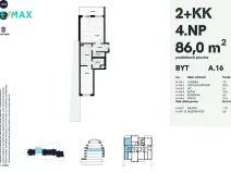 Prodej bytu 2+kk, Karlovy Vary, Šumavská, 86 m2