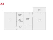Pronájem bytu 2+1, Náměšť nad Oslavou, Husova, 50 m2