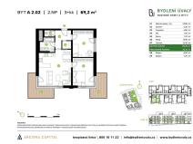 Prodej bytu 3+kk, Úvaly, Škvorecká, 73 m2