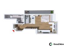 Prodej bytu 1+kk, Zlín, Horní Vršava IV, 64 m2