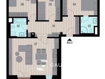 Prodej bytu 4+kk, Praha - Hrdlořezy, Mezitraťová, 98 m2