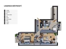 Prodej bytu 2+1, Šlapanice, Švehlova, 60 m2