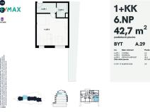 Prodej bytu 1+kk, Karlovy Vary, Šumavská, 40 m2