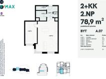 Prodej bytu 2+kk, Karlovy Vary, Šumavská, 76 m2