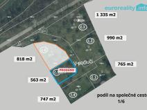 Prodej pozemku pro bydlení, Plzeň - Božkov, 818 m2