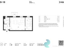 Prodej bytu 2+kk, České Budějovice - České Budějovice 5, 53 m2