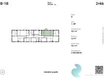 Prodej bytu 2+kk, České Budějovice - České Budějovice 5, 53 m2