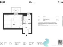 Prodej bytu 1+kk, České Budějovice - České Budějovice 5, 27 m2