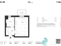 Prodej bytu 1+kk, České Budějovice - České Budějovice 5, 29 m2