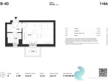 Prodej bytu 1+kk, České Budějovice - České Budějovice 5, 23 m2