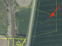 Prodej podílu pole, Vrčeň, 1366 m2