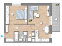 Prodej bytu 2+kk, Praha - Zličín, Strážovická, 58 m2