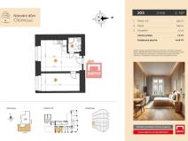 Prodej bytu 2+kk, Olomouc, 8. května, 44 m2