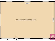 Pronájem skladu, Hodonín, Velkomoravská, 200 m2