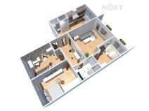 Prodej bytu 4+1, Podbořany, Kpt. Nálepky, 89 m2