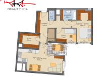 Prodej bytu 3+kk, Praha, Ferrariho, 87 m2