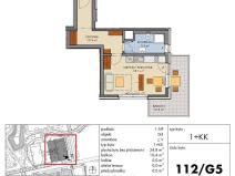 Prodej bytu 1+kk, Praha - Dolní Měcholupy, Honzíkova, 35 m2
