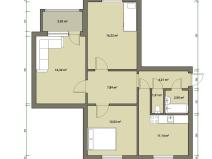 Prodej bytu 3+1, Rotava, Sídliště, 75 m2