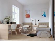 Pronájem bytu 1+kk, Praha - Liboc, Jenečská, 27 m2