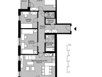Prodej bytu 4+kk, Praha - Vysočany, Kaliberové, 98 m2