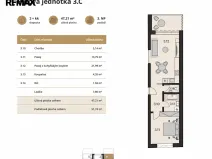 Prodej bytu 2+kk, Brno, Obřanská, 47 m2