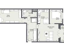 Prodej bytu 3+kk, Vestec, Ve Stromkách, 67 m2