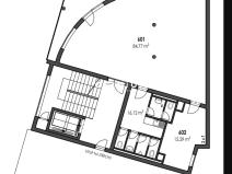 Pronájem kanceláře, Brno, Klíčova, 120 m2