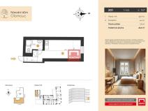 Prodej bytu 1+kk, Olomouc, 8. května, 26 m2