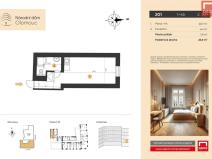 Prodej bytu 1+kk, Olomouc, 8. května, 26 m2