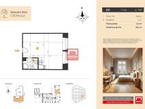 Prodej bytu 1+kk, Olomouc, 8. května, 35 m2