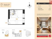 Prodej bytu 1+kk, Olomouc, 8. května, 37 m2