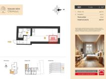 Prodej bytu 1+kk, Olomouc, 8. května, 26 m2