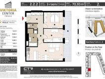 Prodej bytu 3+kk, Praha - Žižkov, U Viktorie, 70 m2