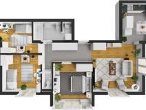 Prodej bytu 4+kk, Přezletice, Nové Haltýře, 91 m2
