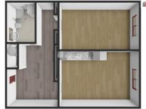 Pronájem bytu 2+kk, Praha - Nusle, Oldřichova, 60 m2