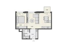 Pronájem bytu 2+kk, Praha - Žižkov, 54 m2