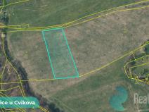 Prodej podílu 3/8 louky, Kunratice u Cvikova, 4157 m2