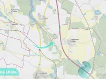 Prodej podílu 1/2 louky, Tábor, 841 m2