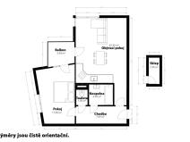 Pronájem bytu 2+kk, Praha, V Štíhlách, 64 m2