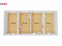 Pronájem kanceláře, Havířov, Lidická, 73 m2