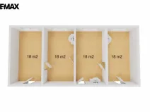 Pronájem kanceláře, Havířov, Lidická, 73 m2