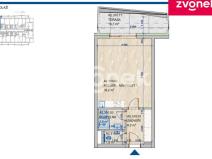 Pronájem bytu 1+kk, Brno - Komárov, Komárovská, 39 m2