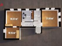 Prodej bytu 3+1, Liberec - Liberec VII-Horní Růžodol, Šlikova, 72 m2