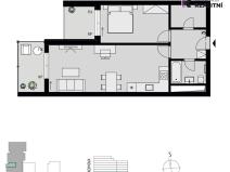 Pronájem bytu 2+kk, Praha - Břevnov, Radimova, 59 m2