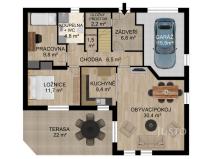 Prodej rodinného domu, Písek, Šumavská, 131 m2