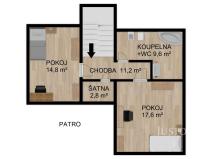 Prodej rodinného domu, Písek, Šumavská, 131 m2
