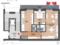 Prodej bytu 3+kk, Modřice, Za Humny, 86 m2