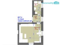 Prodej bytu 1+kk, Mariánské Lázně, Hlavní třída, 31 m2